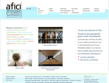 Tablet Screenshot of afici.fr